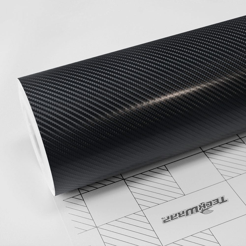 Pitch Black Carbon structured vinyl wrap